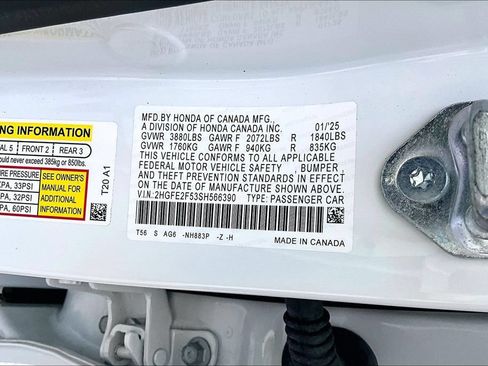 Used 2025 Honda Civic Sport image 19