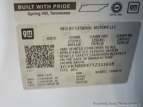 New 2026 Cadillac XT5 Luxury w/ LPO, Floor Liner Package image 23