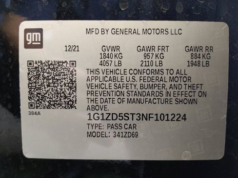 Used 2022 Chevrolet Malibu LT FWD image 33