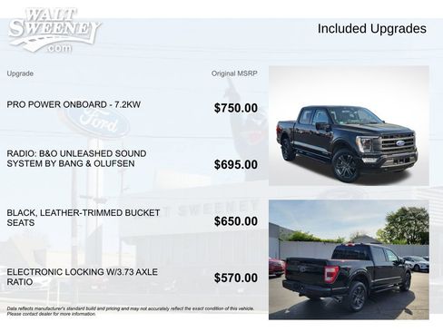 Used 2022 Ford F150 Lariat w/ Equipment Group 502A High image 12