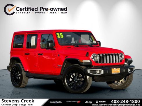Used 2025 Jeep Wrangler Sahara 4xe image 1