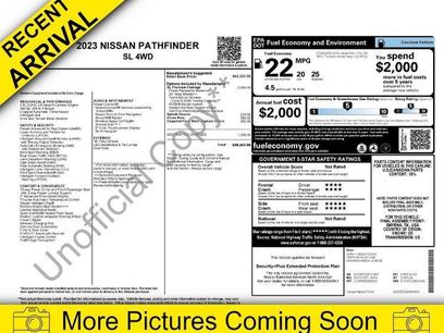 Certified 2023 Nissan Pathfinder SL w/ SL Premium Package