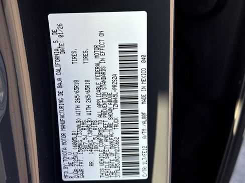 New 2026 Toyota Tacoma TRD Sport image 26