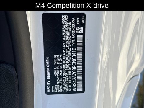 Used 2023 BMW M4 xDrive Competition AWD/4WD image 28