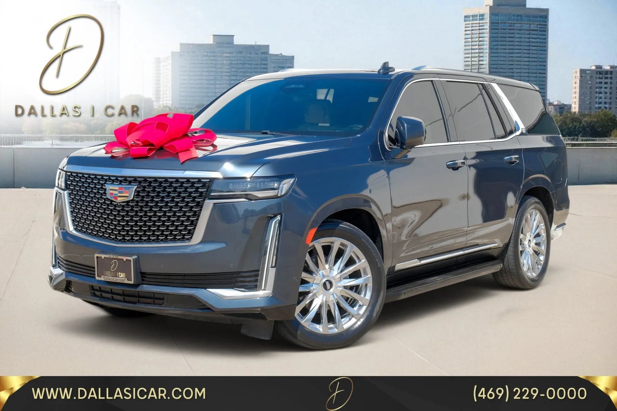 Used 2021 Cadillac Escalade Premium Luxury w/ Driver Assist Tech Package AWD/4WD image 1