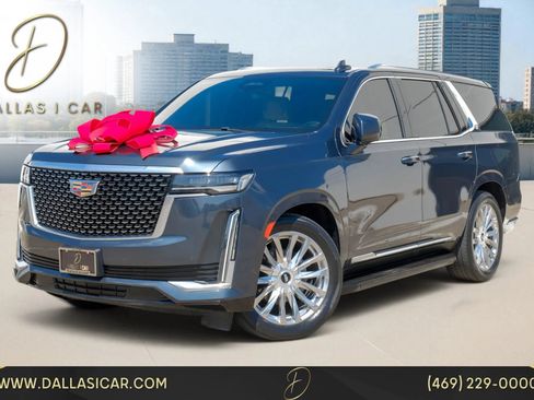 Used 2021 Cadillac Escalade Premium Luxury w/ Driver Assist Tech Package AWD/4WD image 1