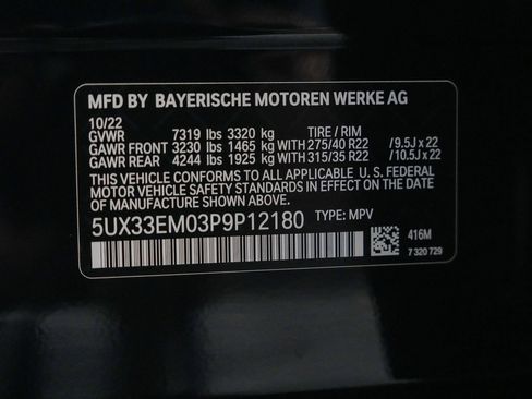 Used 2023 BMW X7 M60i w/ Executive Package image 14
