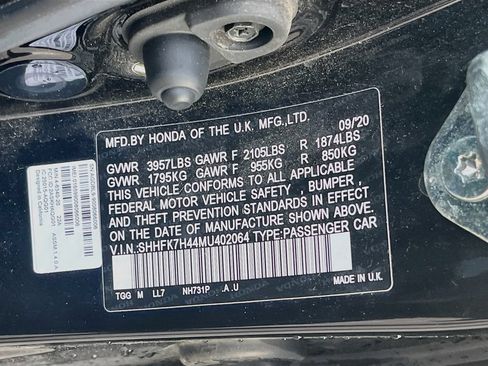 Used 2021 Honda Civic Sport image 28