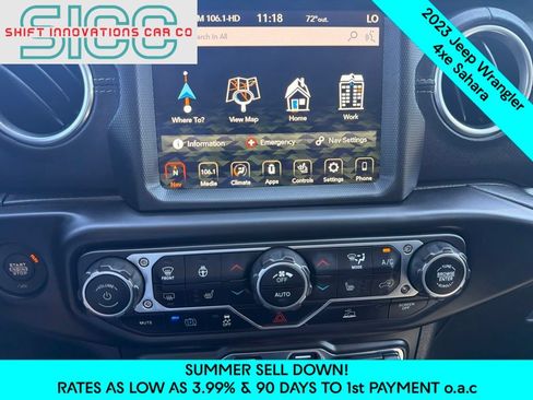 Used 2023 Jeep Wrangler Unlimited Sahara w/ Cold Weather Group AWD/4WD image 16
