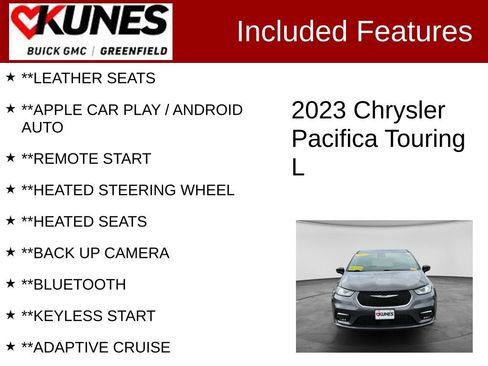 Used 2023 Chrysler Pacifica Touring-L FWD image 2
