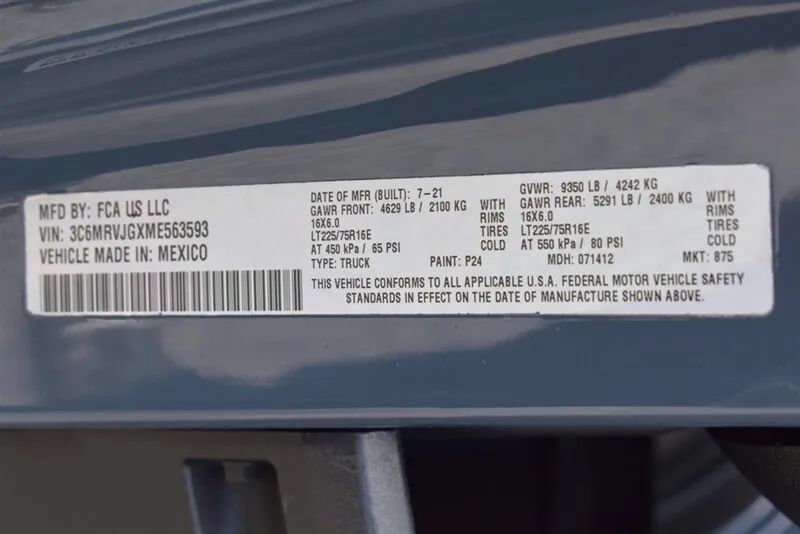 Used 2021 RAM ProMaster 3500 FWD image 34