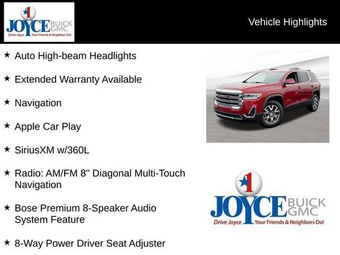 Certified 2023 GMC Acadia SLT w/ Preferred Package FWD image 25