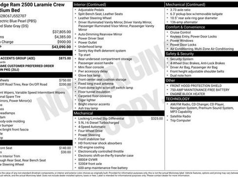 Used 2007 Dodge Ram 2500 Truck Laramie w/ Chrome Accents Group image 11
