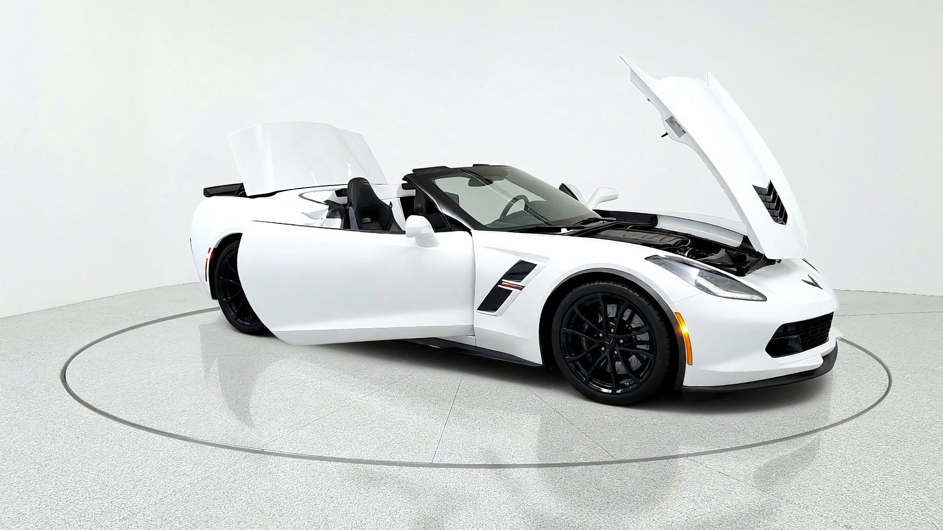 Used 2017 Chevrolet Corvette Grand Sport w/ Carbon Flash Badge Package RWD image 14