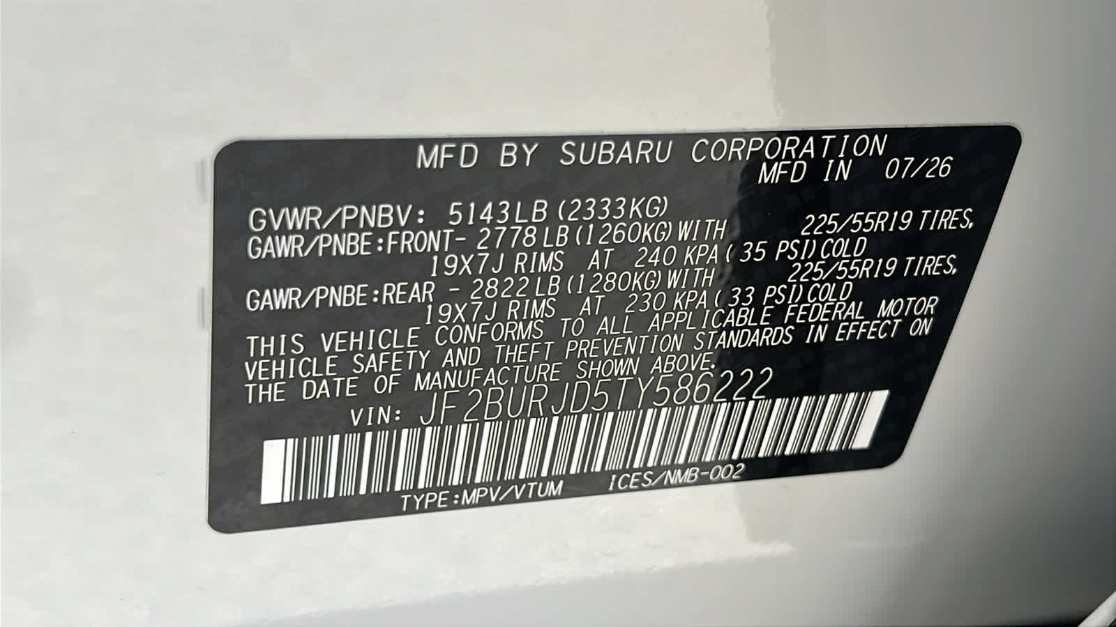 New 2026 Subaru Outback Touring XT AWD/4WD image 30