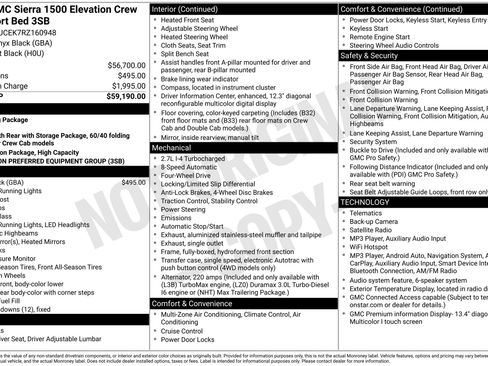 Used 2024 GMC Sierra 1500 Elevation AWD/4WD image 2