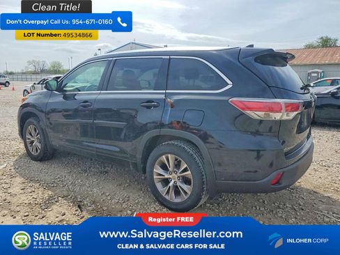 Used 2015 Toyota Highlander XLE AWD/4WD image 3