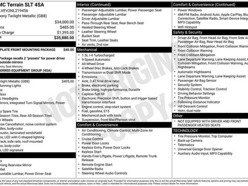 Used 2022 GMC Terrain SLT image 43