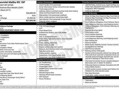 Used 2024 Chevrolet Malibu RS FWD image 28