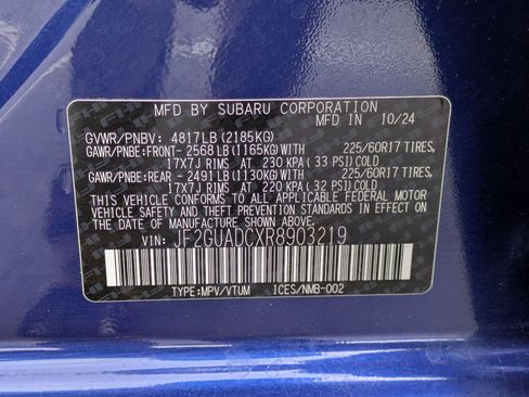 Used 2024 Subaru Crosstrek 2.0i Premium AWD/4WD image 25