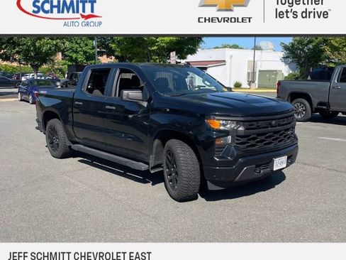 Used 2022 Chevrolet Silverado 1500 Custom w/ LPO, Dark Essentials Package AWD/4WD image 1