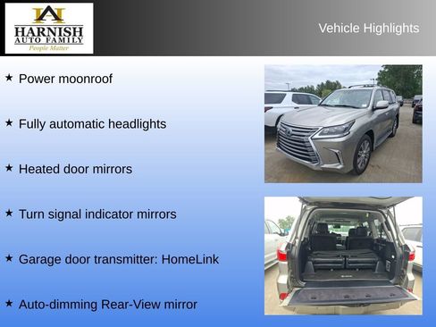 Used 2017 Lexus LX 570 4WD w/ Luxury Package image 12