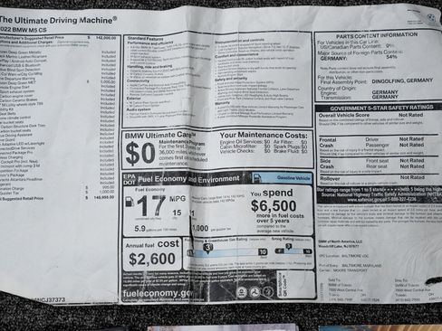 Used 2022 BMW M5 CS image 40