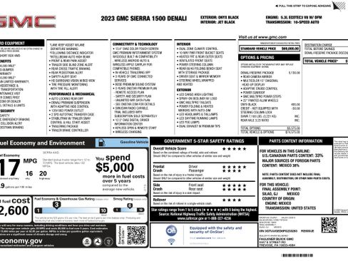 Certified 2023 GMC Sierra 1500 Denali w/ Denali Reserve Package image 2
