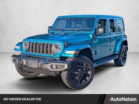 Used 2024 Jeep Wrangler Unlimited Sahara w/ Technology Group AWD/4WD image 1