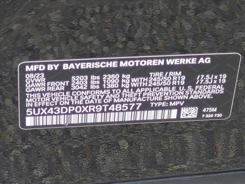 Certified 2024 BMW X3 sDrive30i w/ Convenience Package RWD image 26