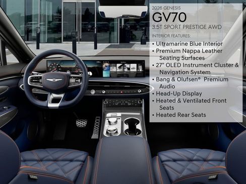 New 2026 Genesis GV70 3.5T Sport Prestige AWD/4WD image 17