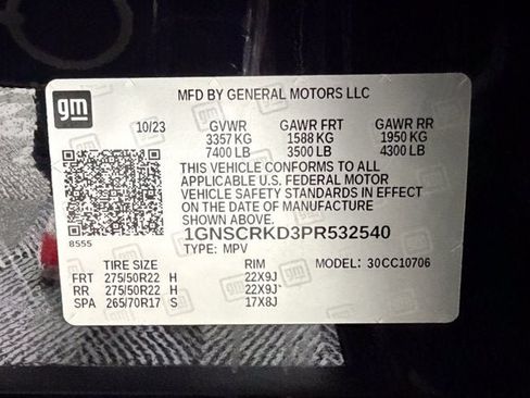 Certified 2023 Chevrolet Tahoe RST w/ Luxury Package RWD image 16