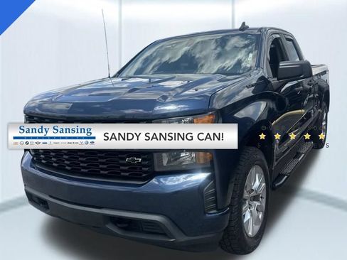 Used 2021 Chevrolet Silverado 1500 Custom w/ LPO, Dark Essentials Package RWD image 1