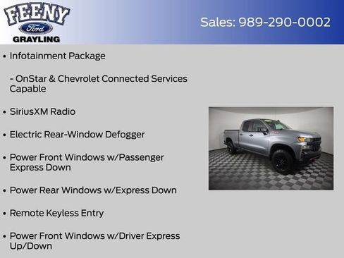 Used 2020 Chevrolet Silverado 1500 Custom Trail Boss w/ Custom Convenience Package AWD/4WD image 25
