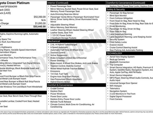 Certified 2023 Toyota Crown Platinum AWD/4WD image 28