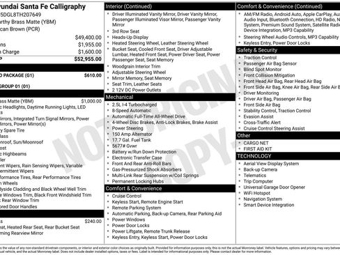 New 2026 Hyundai Santa Fe Calligraphy w/ Tow & Go Package AWD/4WD image 32