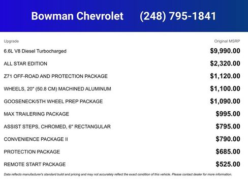 New 2025 Chevrolet Silverado 2500 LT w/ All Star Edition AWD/4WD image 5