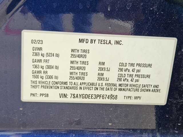 Used 2023 Tesla Model Y Long Range AWD/4WD image 16