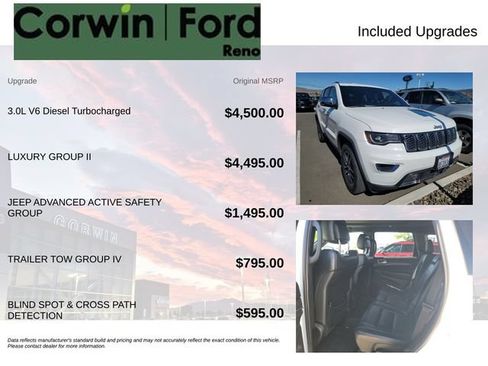 Used 2018 Jeep Grand Cherokee Limited w/ Luxury Group II AWD/4WD image 8