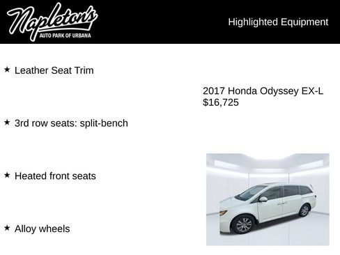 Used 2017 Honda Odyssey EX-L image 7