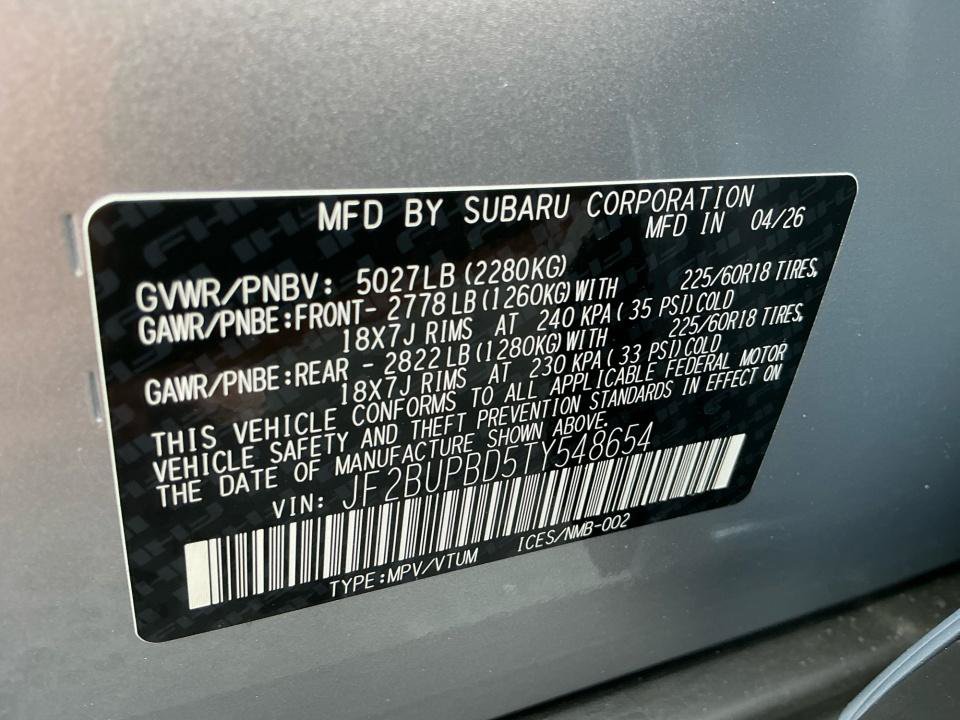 New 2026 Subaru Outback Premium w/ Premium/Limited Package 2 AWD/4WD image 35
