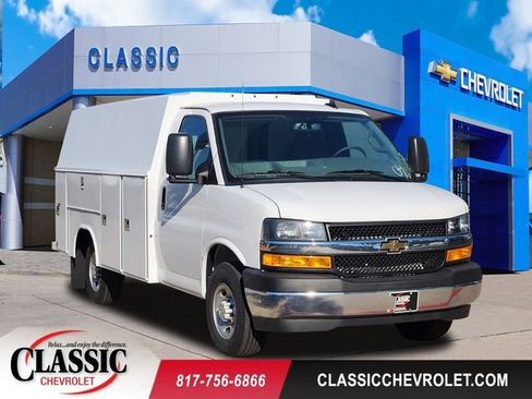 New 2025 Chevrolet Express 3500 w/ Power Convenience Package RWD image 1