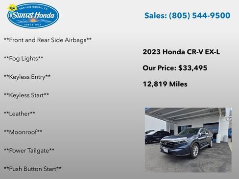 Used 2023 Honda CR-V EX-L image 8