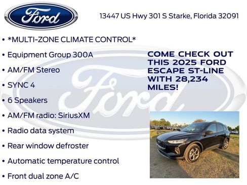 Certified 2025 Ford Escape ST-Line AWD/4WD image 17