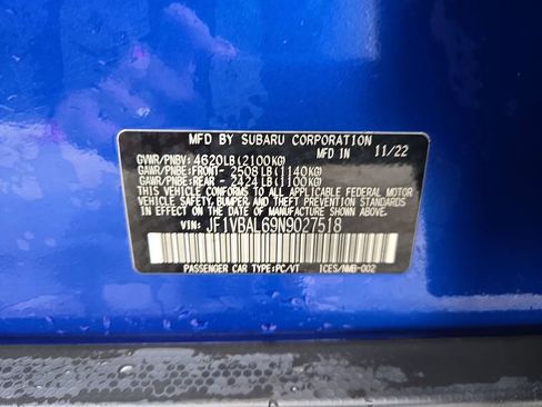 Used 2022 Subaru WRX Limited image 31