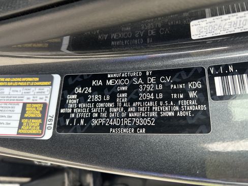 Used 2024 Kia Forte LXS FWD image 28