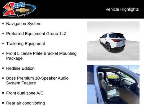 Certified 2022 Chevrolet Traverse Premier w/ Redline Edition AWD/4WD image 2