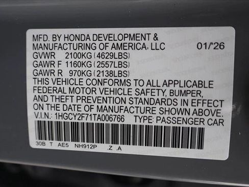 New 2026 Honda Accord Sport image 22