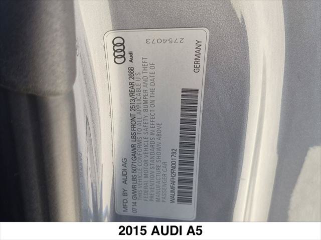 Used 2015 Audi A5 2.0T Premium Plus w/ Technology Package AWD/4WD image 28