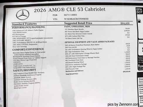 New 2026 Mercedes-Benz CLE 53 AMG 4MATIC Cabriolet image 28